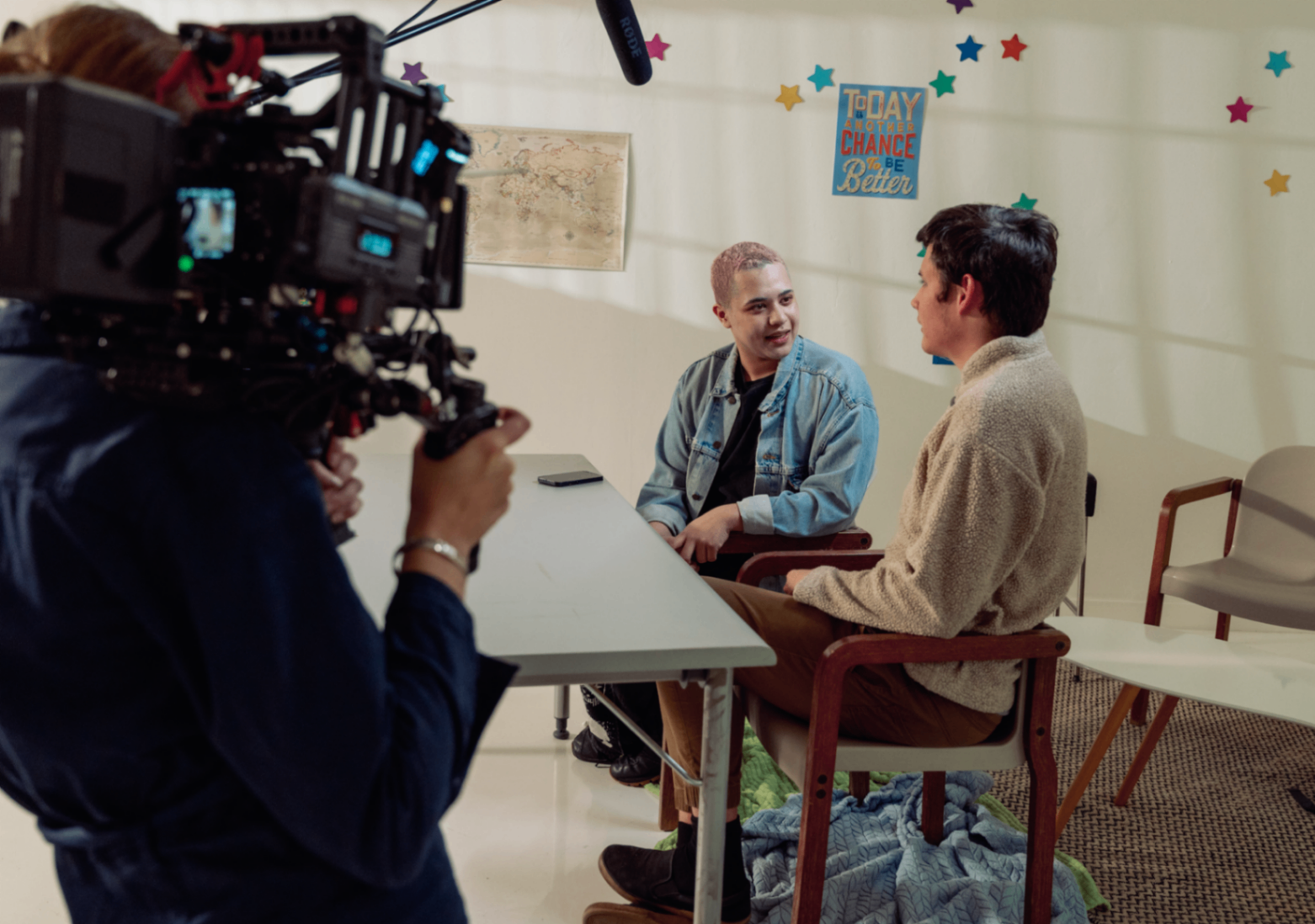 Film still from Community Stories